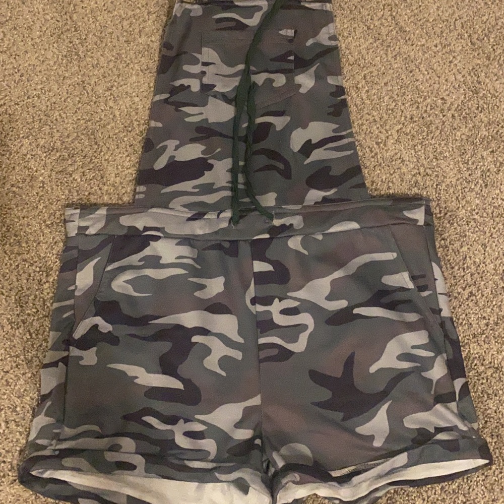 Camo overalls